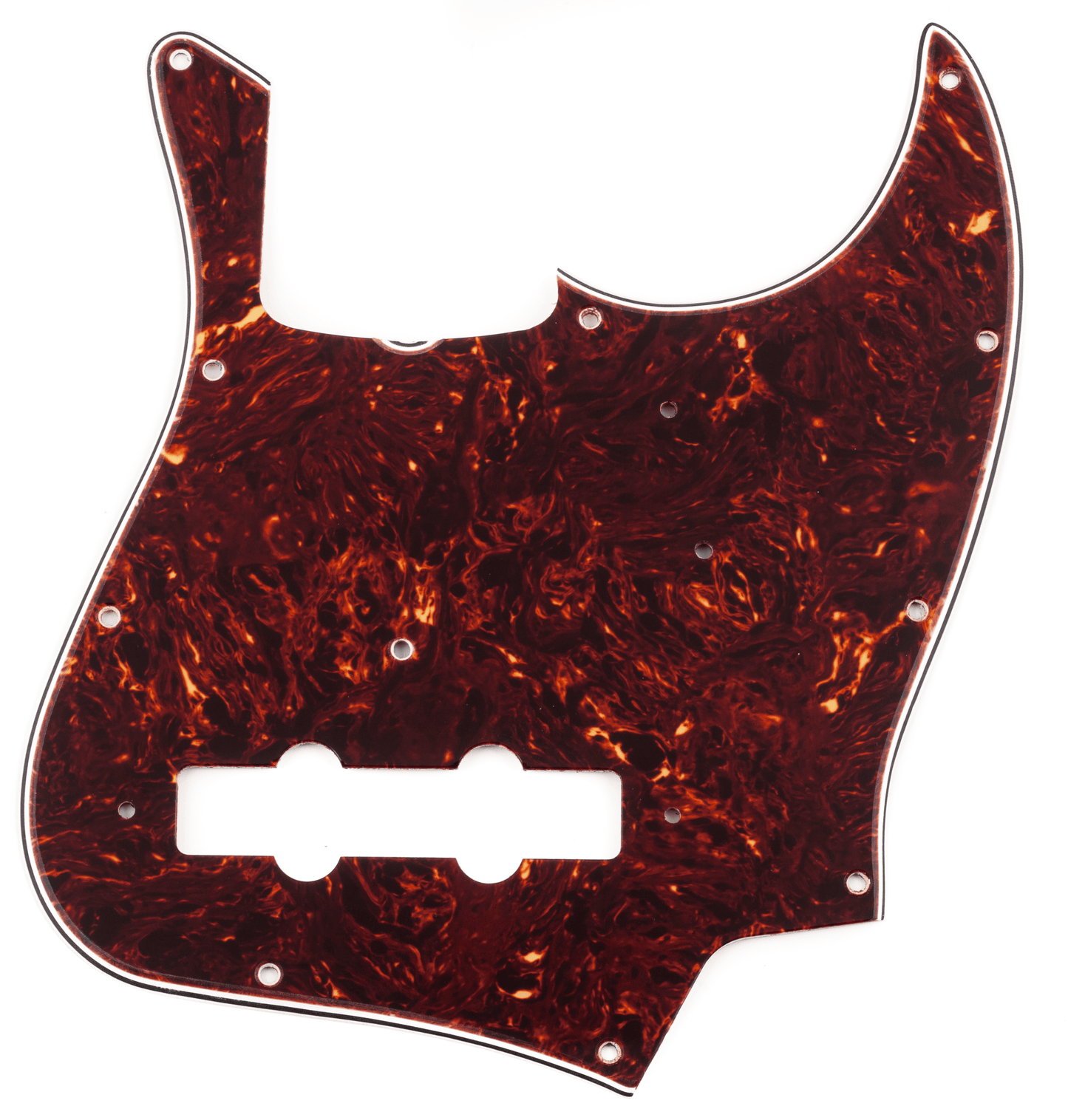 Pure Vintage '64 Jazz Bass Pickguard - Brown Shell