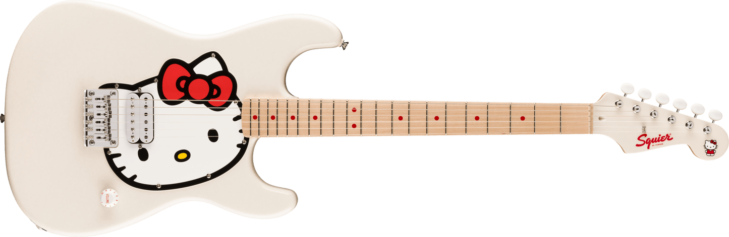 ギター Hello Kitty Stratocaster Limited White Fender® x Hello Kitty® White Stratocaster®