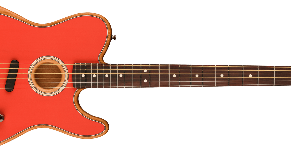 Limited Edition Acoustasonic® Player Telecaster®, Fiesta Red – Fender