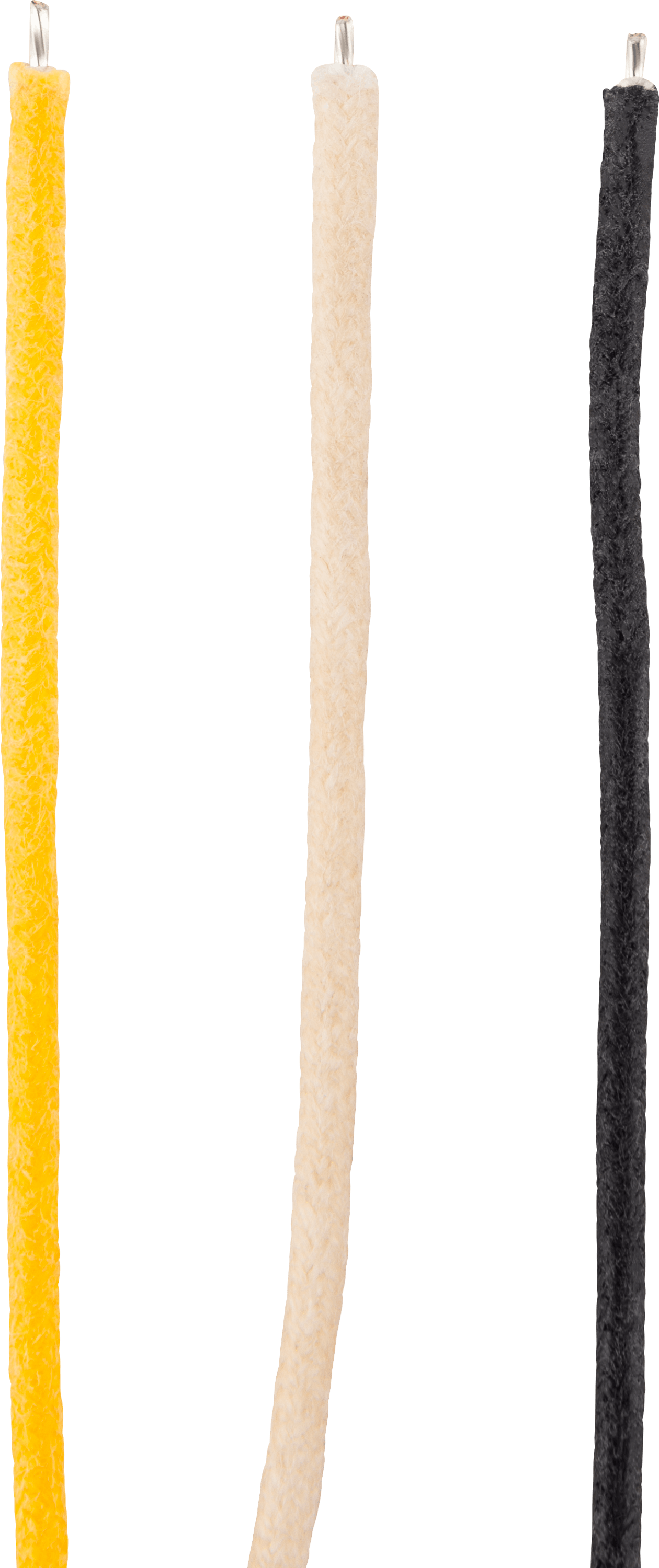 Pure Vintage Cloth Wire, 22 AWG, Black, White, Yellow