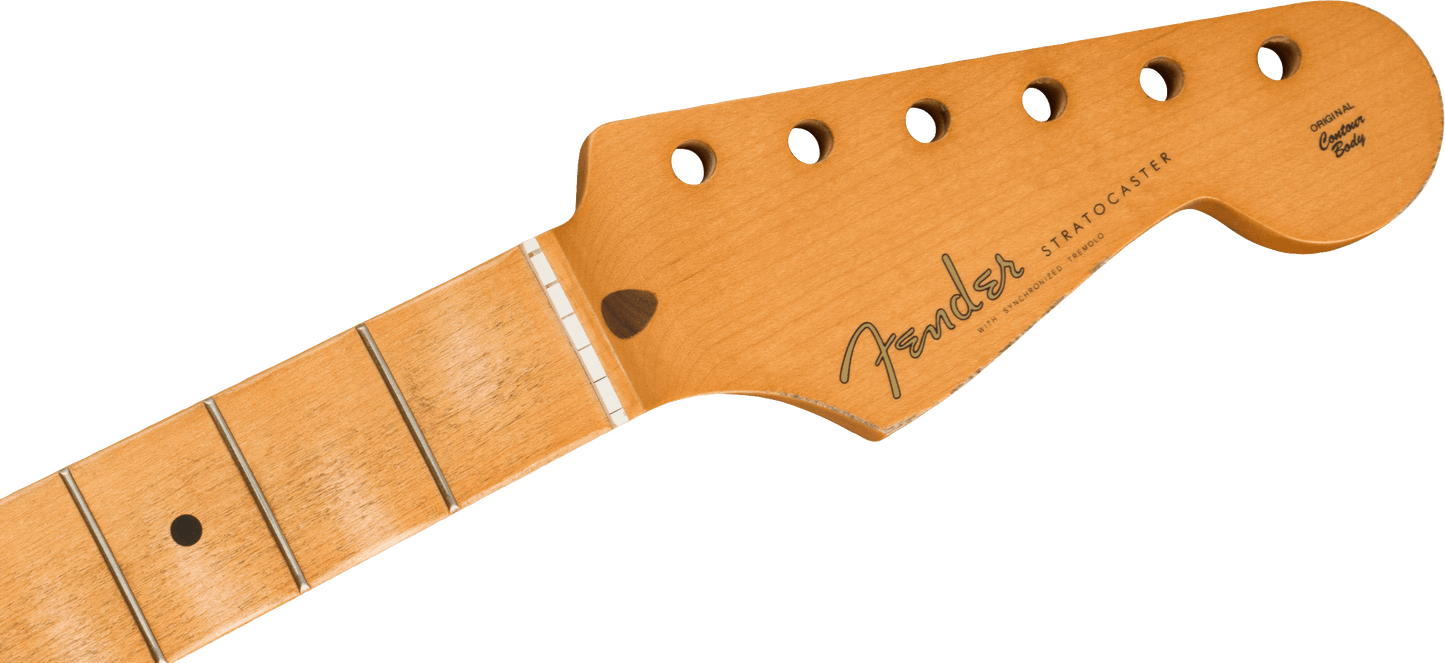 ギター Fender Road Worn 60s Stratocaster Neck Road Worn® 50's Stratocaster® Neck, 21 Vintage Tall Frets, Maple