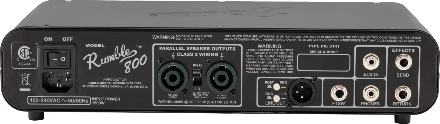 Rumble™ 800 HD – Fender