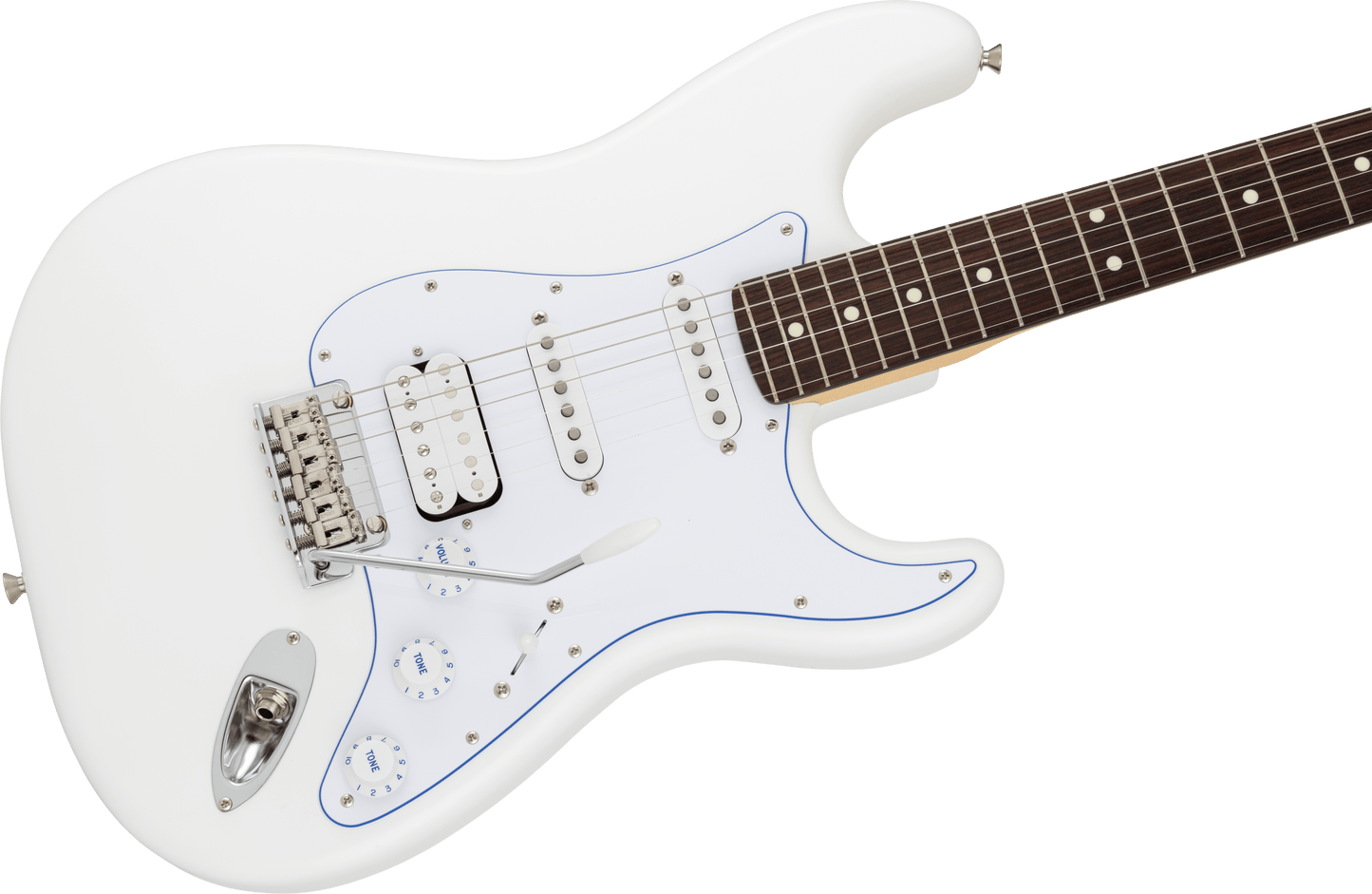 Fender Japan Stratocaster ホワイト Made in Japan Limited Hybrid II Stratocaster® HSS, Blanc – Fender