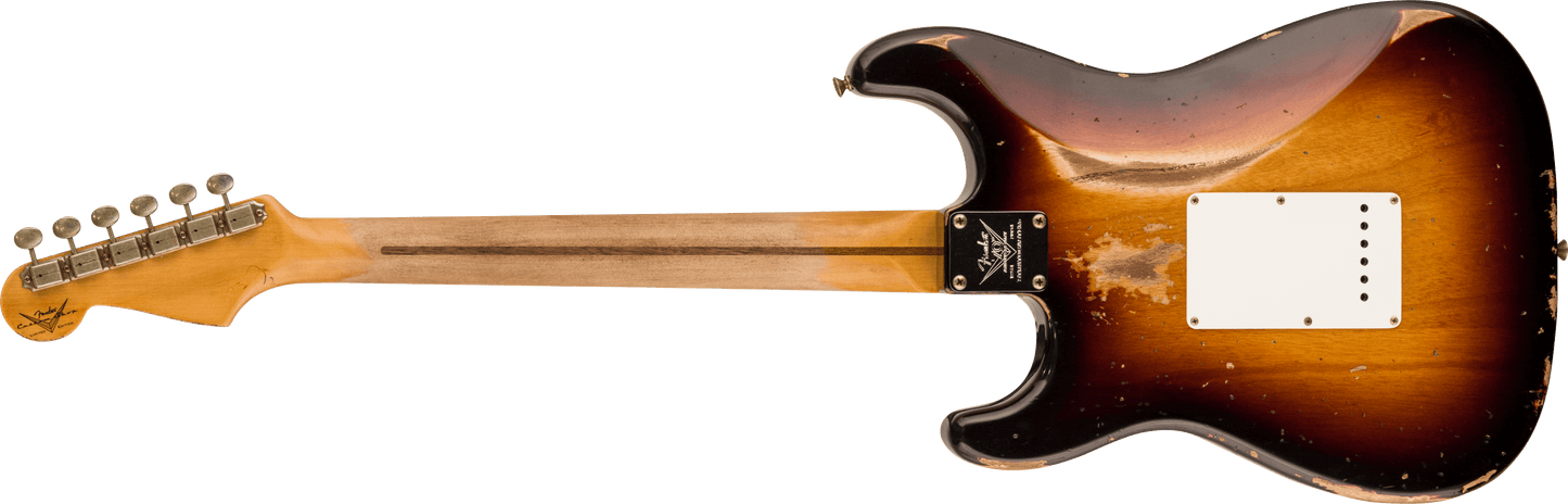 Limited Edition 70th Anniversary 1954 Stratocaster® Heavy Relic®, 1-Piece Quartersawn Maple Neck Fingerboard, Wide-Fade 2-Color Sunburst